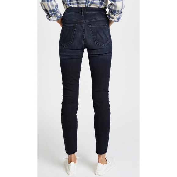 MOTHER Hight Waist Looker Ankle Fray in Night Owl - Skinny - Size 25 - Picture 7 of 17
